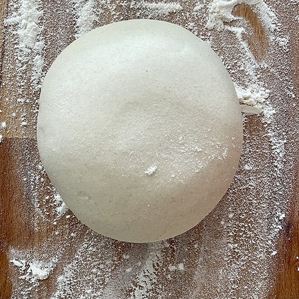 handmade noodles dough is ready