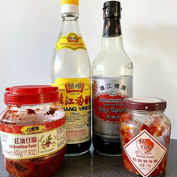 yuxiang pork zhenjiang rice vinegar