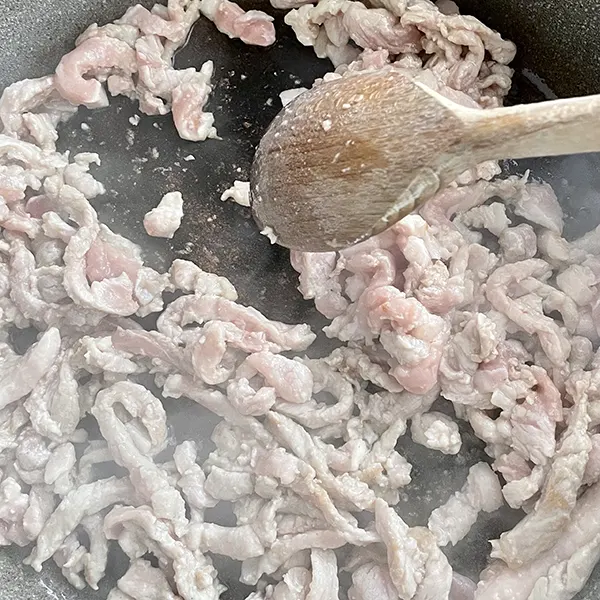 jingjiang pork stir fry pork