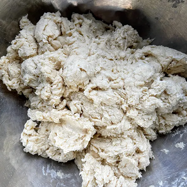 chinese beef and leek pie dough step 2