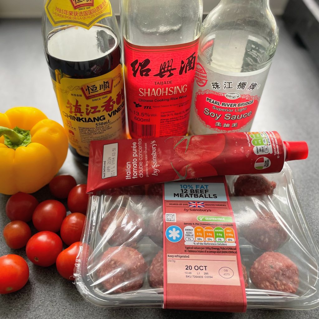 sweet and sour beef meatballs ingredients