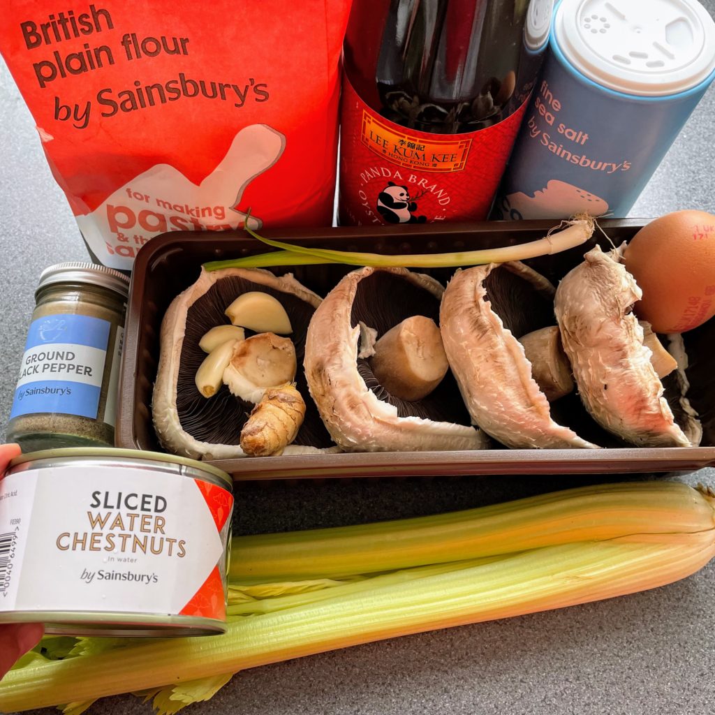 fried mushrooms in oyster sauce ingredients