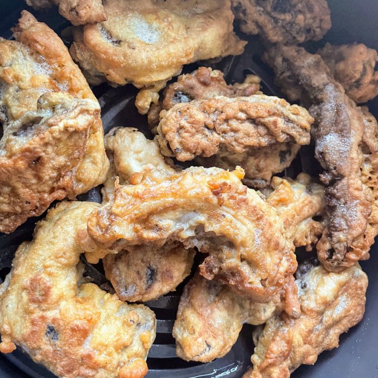 fried mushrooms in oyster sauce mushrooms  in air fryer