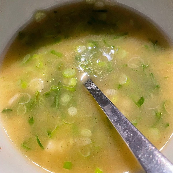 scallion bread paste cooling