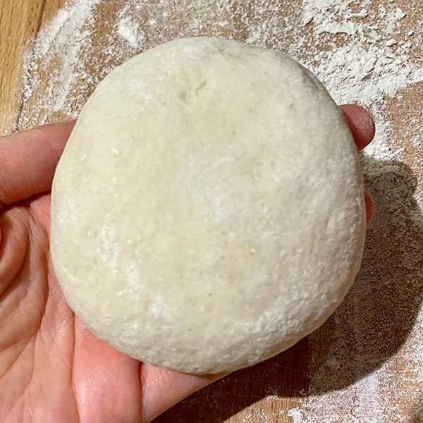 scallion bread dough ready