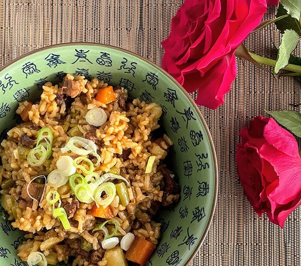 uyghur lamb pilaf ready to eat