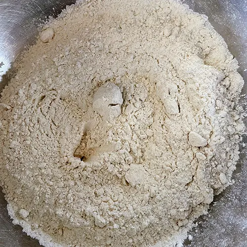 sheng jian bao dough ingredients mixed