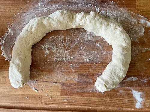 sheng jian bao dough shaped