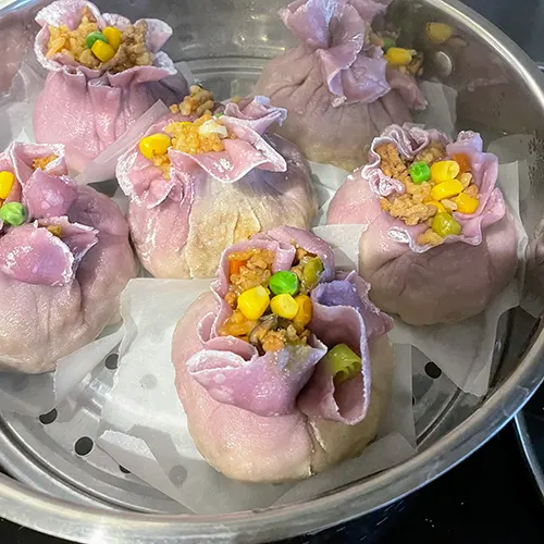 shumai fully steamed