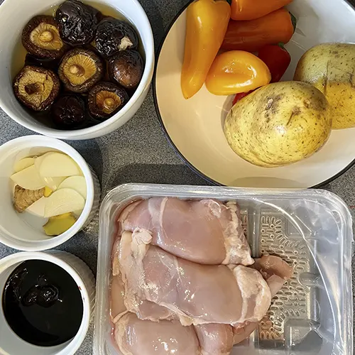 chinese bean paste braised chicken ingredients