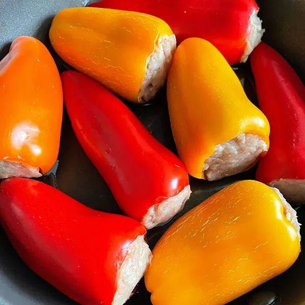 tiger skin pork stuffed peppers left out