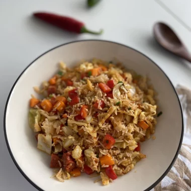 chinese egg fried rice ready to eat