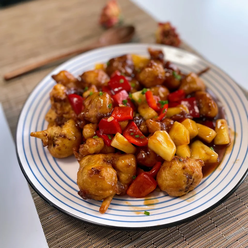 sweet & sour cauliflower ready to eat