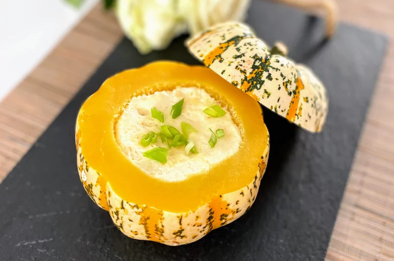 Healthy Steamed Pumpkin with Prawns Recipe - Diabetic-Friendly Delight